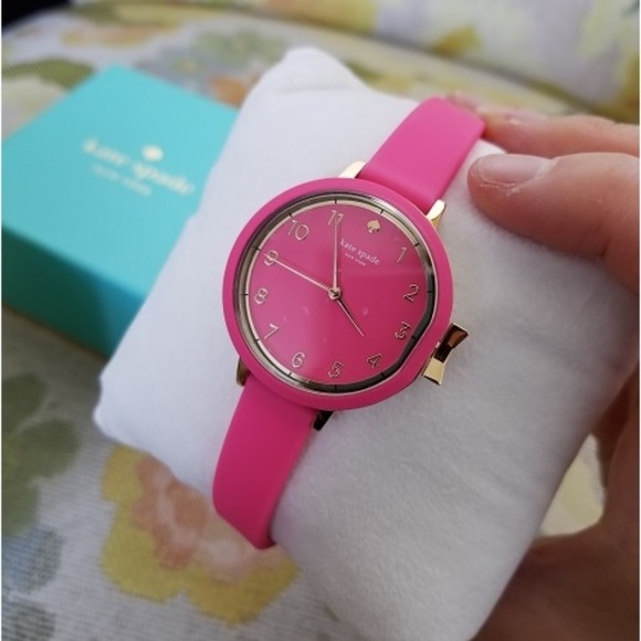 kate spade park row silicone watch